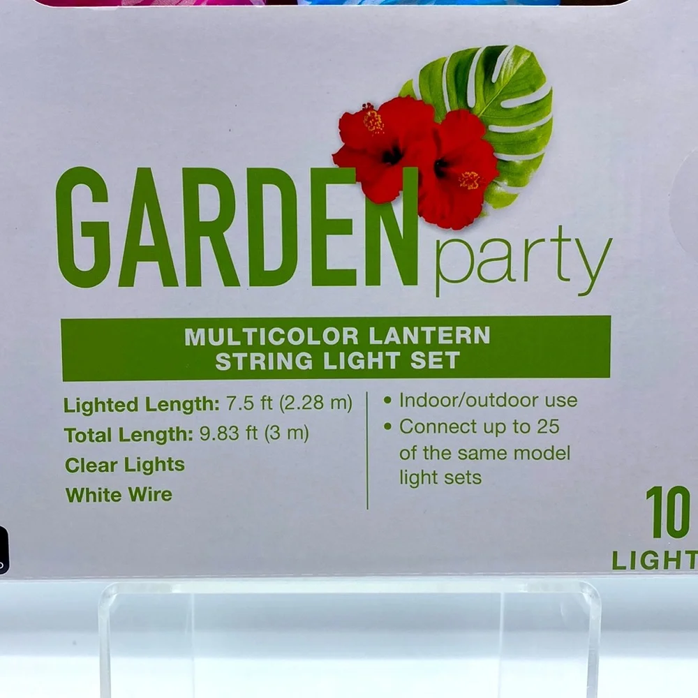 Multicolor Lantern String Light Set